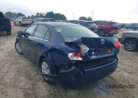 2013 Volkswagen Jetta 2.5L Se из США, поврежденный, VIN 3VWDX7AJ9DM268994